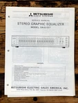 Mitsubishi DA-G157 Equalizer Service Manual *original*. Fixed Price $19.97.