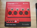 Focusrite Clarett 4PRE Thunderbolt Audio Interface W/ Apple Cable Tested. Fixed Price $387.15.
