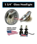 2 Pair 3/4" Round H5006/5001 Conversion HEADLIGHT+H4 Led White Bulbs Set. Fixed Price $999.00.