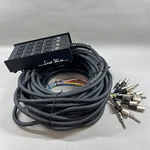 Live Wire Channel 100FT Xlr Snake 16X4 Stage Box Audio Multicore Cable Pa Dj. Fixed Price $199.99.