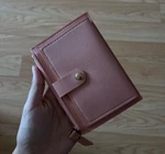 Women Wallets Used Leather Female Purse Mini Hasp Solid Multi-cards Holder. Fixed Price $18.69.