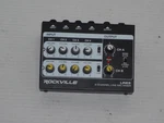 Rockville 8 Channel Line Mic Mixer Tested Working Takes 9 Volt Battery. Fixed Price $24.99.