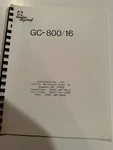 Audio Digital Inc PAD-300/18 Signal Processor Service Manual. Fixed Price $24.95.