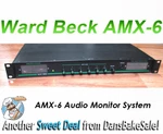 Ward Beck Systems Wbs AMX-6 Audio Meter With Inputs And 2 Speakers. Fixed Price $225.00.