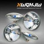 5-3/4" Stock Halogen Clear Lens Headlight Cold White Glass Fog Bulbs Set. Fixed Price $110.99.
