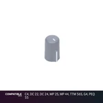 Rane Gray Flexi-fit Knob For C4, Dc 22, 24, Mp 2S, 44, Ttm 56S, G4, Peq 55. Fixed Price $14.99.