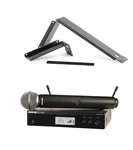 Shure BLX24R/SM58 Rack Mountable Wireless System W/SM58 Handheld Vocal Mic H11. Fixed Price $469.00.