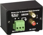 New - Rolls DB226 Stereo Line To Balanced Mono Converter. Fixed Price $55.00.