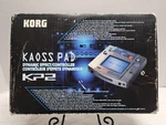 Korg KP2 Kaoss Pad Dynamic Effects Controller Powers Up (for Parts). Fixed Price $86.25.