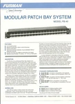 Vtg Audio Advertisement Furman Signal Processing Modular Patch Bay PB40. Fixed Price $19.20.