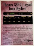 Digitech Gsp 21 Legend Guitar Signal Processor Print Ad 1992 8X11. Fixed Price $14.25.