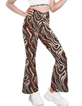 Girls Flare Leggings High Waisted Crossover Yoga Pants With Pockets Size 11 12. Fixed Price $14.84.