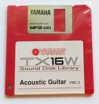 Yamaha TX16W Acoustic Guitar Sound Disk On Floppy For Use W/ Sampler. Fixed Price $39.99.