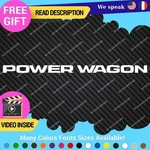 Fits Power Wagon Line Vinyl Sticker Decals Truck Bedside Box 4X4 Awd Lift. Fixed Price $8.46.