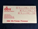 Dbx 286A Mic Preamp/processor. Fixed Price $148.75.