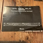 Rare Ibanez Dual Digital Delay DD1000 Owner's Manual. Fixed Price $12.99.