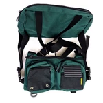 Allen Fly Fishing Waist Pack System Green Hip W/ Side Pouches & Patch. Fixed Price $30.40.