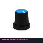 Black Knob With Blue Cap For Deltalab Effectron Adm 1020. Fixed Price $19.98.