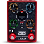 Line 6 Pod Express Guitar Effects Processor Red. Fixed Price $129.99.