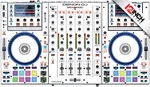 Denon MCX8000 Skin White. Fixed Price $85.00.