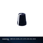 Dbx Black Knob With White Line For 223, 223XL, 231, 231S, 234, 262, 263A. Fixed Price $15.99.