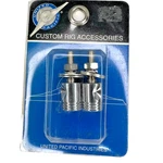 United Pacific Industries Chrome Piston License Plate Fasteners 70033. Fixed Price $9.99.
