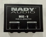 Nady Audio HE-1 Hum Eliminator, 2 Channels 60-CYCLE. Fixed Price $15.00.
