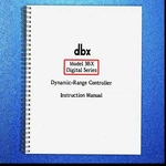 Dbx 3BX Digital Series Dynamic Range Controller Instruction Manual - Wire Fixed. Fixed Price $13.41.