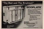Vtg 80S Ecoplate Reverb Unit Magazine Print Ad Clipping Recording Studio. Fixed Price $7.99.