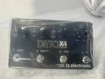 Tc Electronic Ditto X4 Dual Track 7 Effects Looper Guitar Pedal. Fixed Price $200.00.
