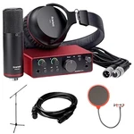 Focusrite Scarlett Solo Studio 4TH Gen Audio Interface Bundle + Accessories Kit. Fixed Price $299.96.