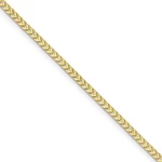 2MM 10K Yellow Gold Solid Franco Chain Necklace. Fixed Price $2357.98.