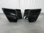 09-22 Harley Davidson Touring Frame Side Covers Vivid Black W/ Silver Stripes. Fixed Price $159.99.