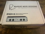 Rupert Neve Rndi-s Stereo Active Transformer Original Box Perfect Condition. Fixed Price $479.00.