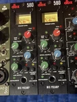 Pair Dbx 580 Compact, Professional Mic Preamps 500 Series Great Value. Fixed Price $500.00.