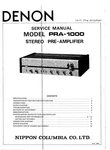 Service Manual For Denon PRA-1000. Fixed Price $14.88.