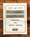 Rane Ge 27 And 14 Equalizer Operating & Service Manual *original*. Fixed Price $19.97.