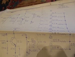 Sunn Musical G.e.q. Schematics Rare Possibly 4 Graphic Equalizer, Mixer 22"X 16". Fixed Price $25.00.