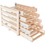 Wine Logic In-cabinet Sliding Tray Rack, 30-BOTTLE, Solid Maple Wood,. Fixed Price $631.89.