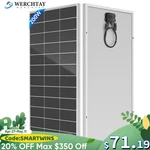 200W Solar Panel Mono 12V Battery Charge Rv Pv Home Off-grid Power. Fixed Price $88.99.