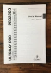Behringer Ultra-q Pro PEQ2200 Equalizer User / Owner Manual *original* #2. Fixed Price $14.97.