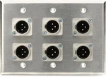 Pro Co WP3004 Triple Gang (6) Xlrm Latching Wall Plate. Fixed Price $88.99.