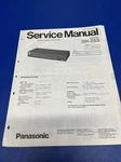 Panasonic Service Manual SH-253 Stereo Graphic Equalizer. Fixed Price $20.00.