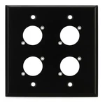 Switchcraft WP2B4P Double Gang Metal Wall Plate. Fixed Price $27.99.
