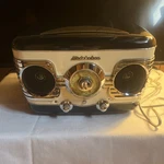 Studebaker SB6053BW Retro Turntable Speed Am/fm Radio Bluetooth Receiver. Fixed Price $39.88.