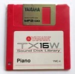 Yamaha TX16W Piano Sound Disk On Original Floppy For Use With Sampler. Fixed Price $39.99.
