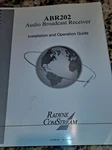 Manual For Radyne Comstream Abr 202 Audio Broadcast Receiver. Fixed Price $19.00.