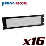 Sixteen Pack Penn Elcom R1286/3UVK Perforated Rack Panel. Fixed Price $269.44.