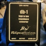 Rapco Horizon DB-1 Passive Direct Box High To Low Impedance Converter. Fixed Price $50.00.