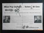 1956 Eastern Eddie Rickenbacker Pilot Chairman Gm Power Ad. Fixed Price $6.99.